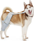 Dog Knee Brace for Torn ACL, Rear Leg Support for Joint Pain Relief and Ligament Injuries, Silver, XL