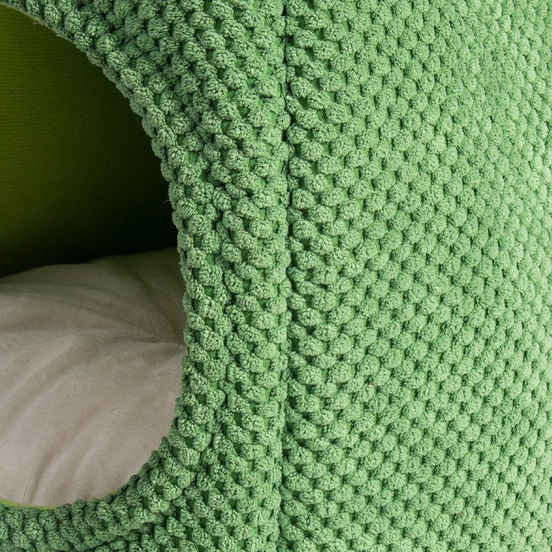 Cactus Cat Bed Warm Enclosed Kitten And Dog Nest Deep Sleep Comfort Mat  Pets Tent Cozy Cave  Indoor Pet Supplie